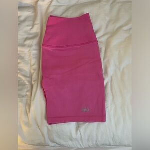 ALO Yoga Pink Bike Shorts